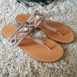 ANTONIO MELANI Rhinestone Sandal